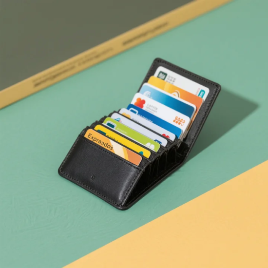 Leather Expandable Card Holders